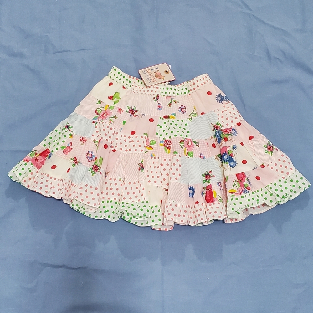 NWT Room Seven Girls Saffron Skirt